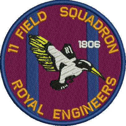 11 FD SQN Embroidered Badge