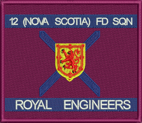 12 FD SQN Embroidered Badge