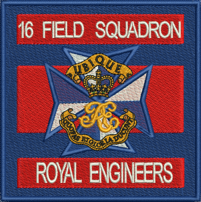 16 Fd Sqn Embroidered badge