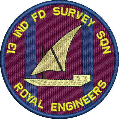 13 Ind Fd Survey Sqn embroidered Badge