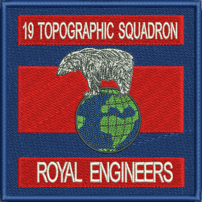 19 Topograhic Sqn Embroidered Badge