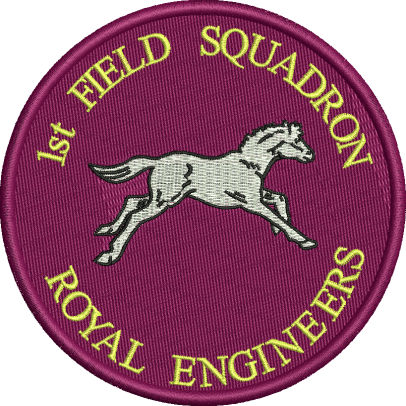 1ST FLD SQN Embroidered Badge