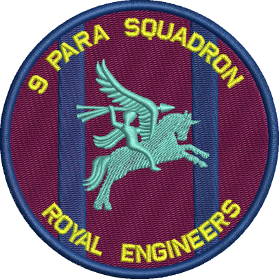 9 PARA SQN Embroidered Badge