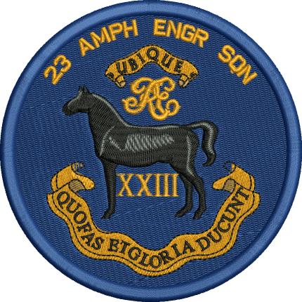 23 AMPH ENGR SQN EMBROIDERED BADGE
