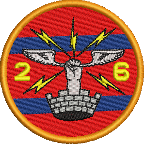 26 Sqn embroidered badge Special