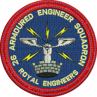 26 AES RE Embroidered Badge