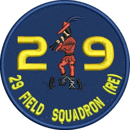 29 FD SQN Embroidered Badge