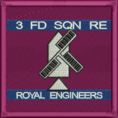 3 Fd Sqn Embroidered Badge