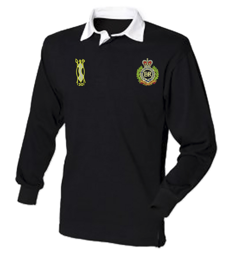 30 Fld Sqn with RE Embroidered Rugby Shirt
