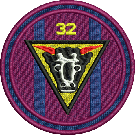 32 AER Embroidered Badge