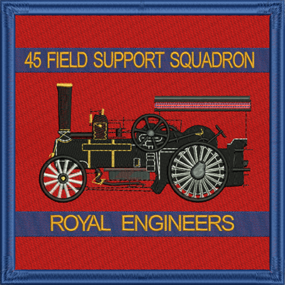 45 FD SP SQN Embroidered badge