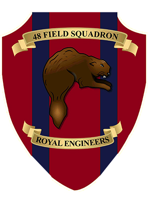 48 Field Squadron Plaque