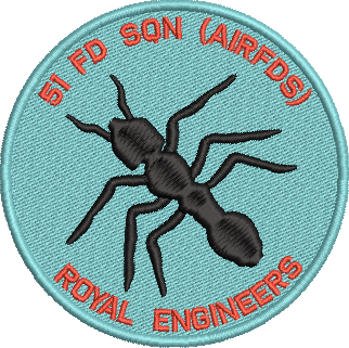 51 FD SQN Airfields Embroidered badge