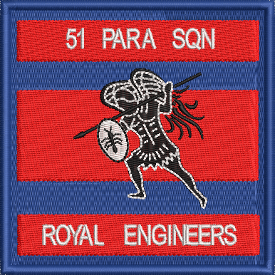 51 PARA SQN EMBROIDERED BADGE