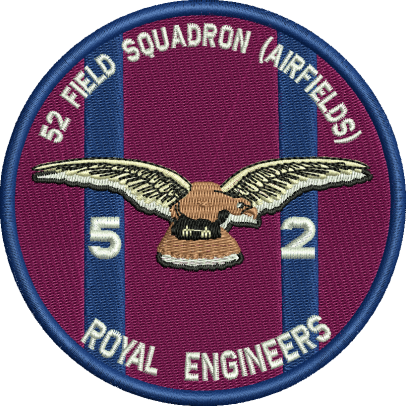 52 FD SQN AIRFIELDS EMBROIDERED BADGE