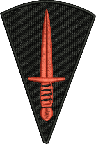 58 COMMANDO embroidered badge