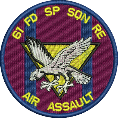 61 FD SP SQN RE Embroidered Badge
