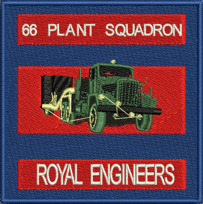 66 PLANT SQN Embroidered badge