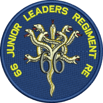 66 Junior leaders regiment embroidered badge
