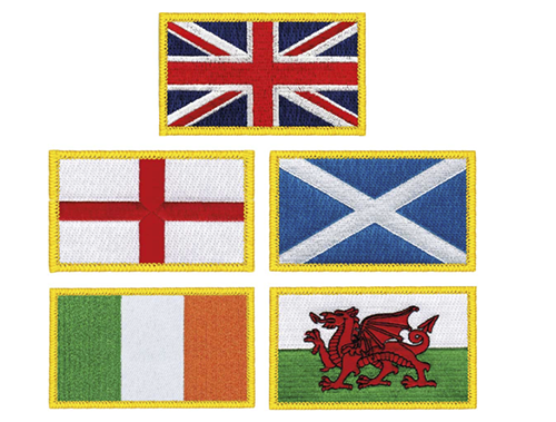 Flag Embroidered Badges SCOTTISH