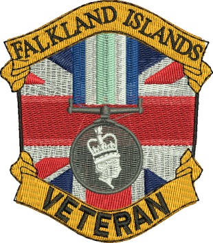 Operation Falklands Embroidered Badge