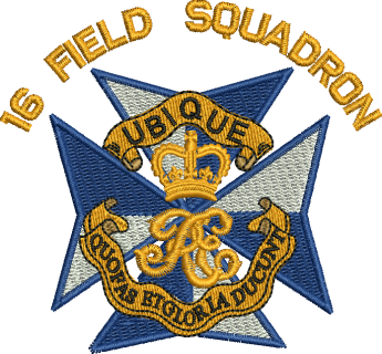 16 Fd Sqn Embroidered Polo