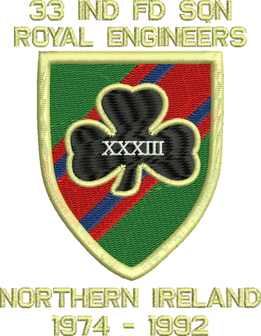 33 INDP FD SQN NORTHERN IRELAND EMBROIDERED POLO SHIRT
