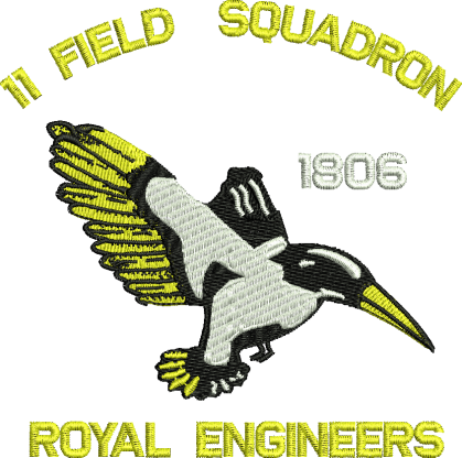 11 Field Sqn Embroidered Polo Shirt