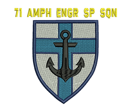 71 AMPH Engr Sp Sqn Embroidered Polo Shirt