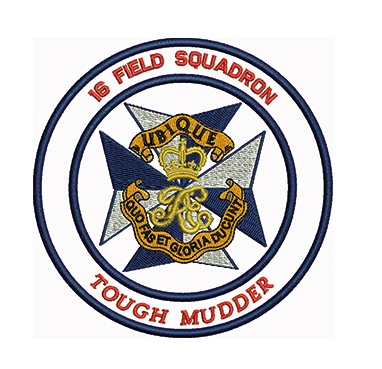 16  Field Squadron -Tough Mudder Embroidered Polo Shirt