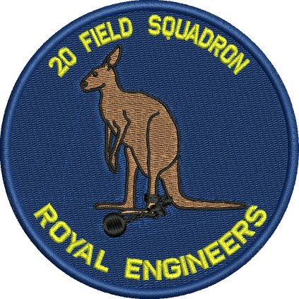 20 Fld Sqn Embroidered Badge