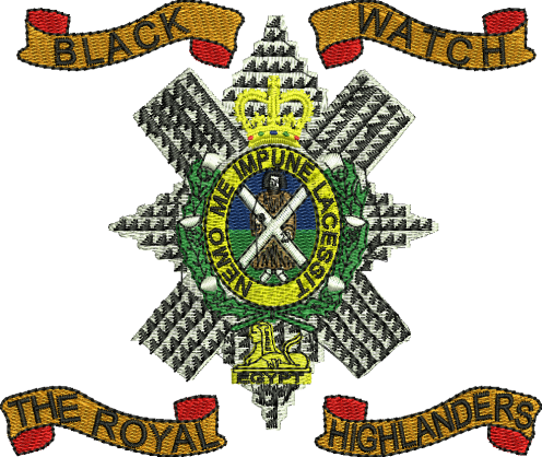 Black Watch / Royal Highlanders Embroidered Polo Shirt