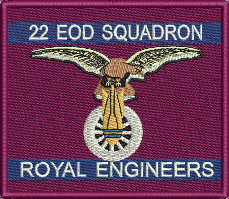 22 EOD Sqn Embroidered Badge