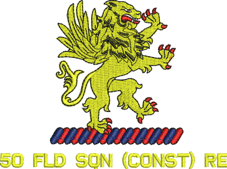 50 Fld Sqn Const Embroidered Polo Shirt