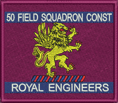 50 Fld Sqn Const (Red) Embroidered Polo Shirt