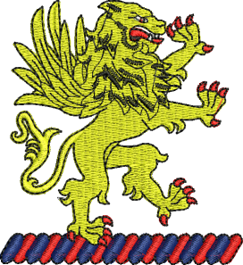 50 Fd Const Embroidered Regimental/Sqn Tie (SILK)