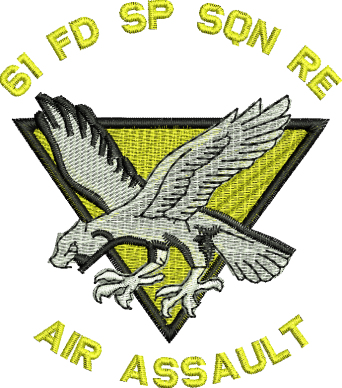 61 Fd Sp Sqn RE Air Support Embroidered Polo Shirt