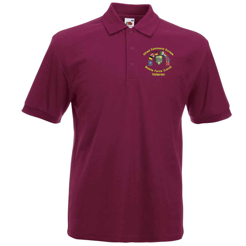 Allied Command Europe Embroidered Polo Shirt