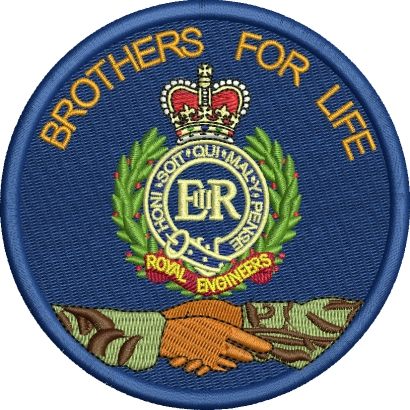 Brothers for Life Embroidered Badge