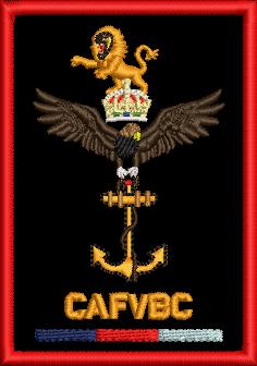 CAFVBC embroidered badge