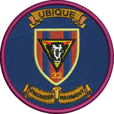 Engineer Regiment Embroidered Badge