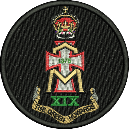 Green Howards Embroidered Badge