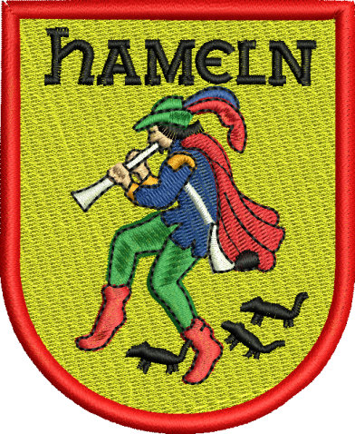 Hameln Pied Piper Embroidered Badge
