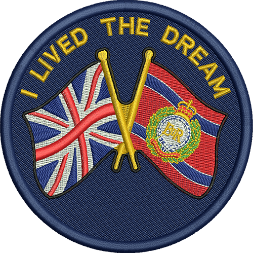 I Lived the Dream Embroidered badge