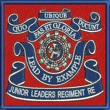 Junior Leaders RE embroidered Badge