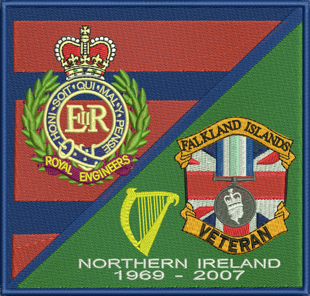 Northern Ireland Badge SMALL BLK