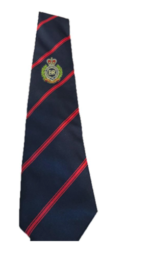 Personalised Regimental/Sqn Embroidered Ties (POLYESTER)