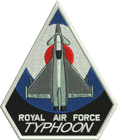 Royal Air Force Typhoon Embroidered Badge