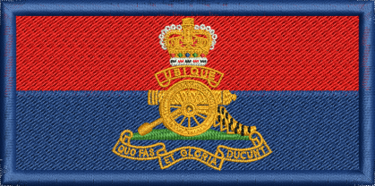 Royal Artillery embroidered Flash