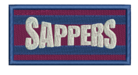 Sapper embroidered flash